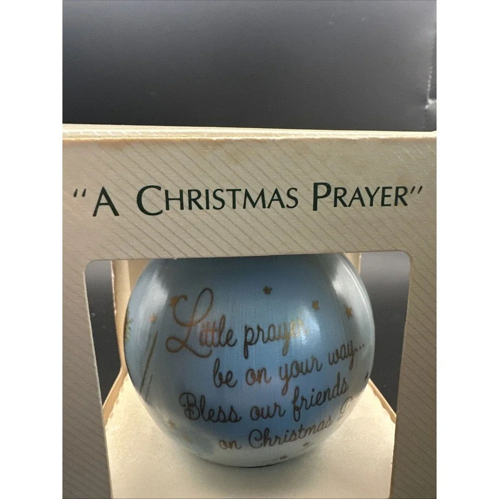 Vtg 1984 Hallmark Unbreakable Satin Ornament 